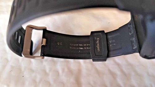 Bracelet boîtier Apple Watch série 5 / 4 (44 mm) Spigen Rugged Armor Pro charbon de bois - Photo 8 sur 16