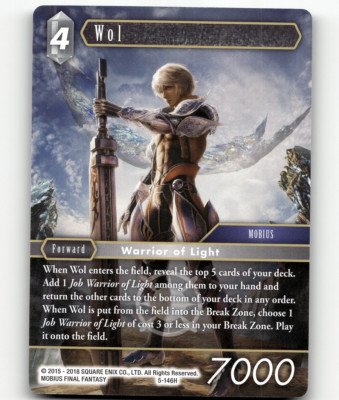 Final Fantasy - Wol (Hero) - Opus V | eBay