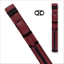 Action AC22 2x2 Hard Pool Cue Case - Burgundy
