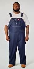 NWT DICKIES INDIGO BIB OVERALLS MENS DARK WASH DENIM 50/30 52/30 BRAND NEW