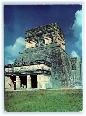 Postcard Chichen Itza Mexico Temple of Tigers Ball Court Cultura Maya Tolteca