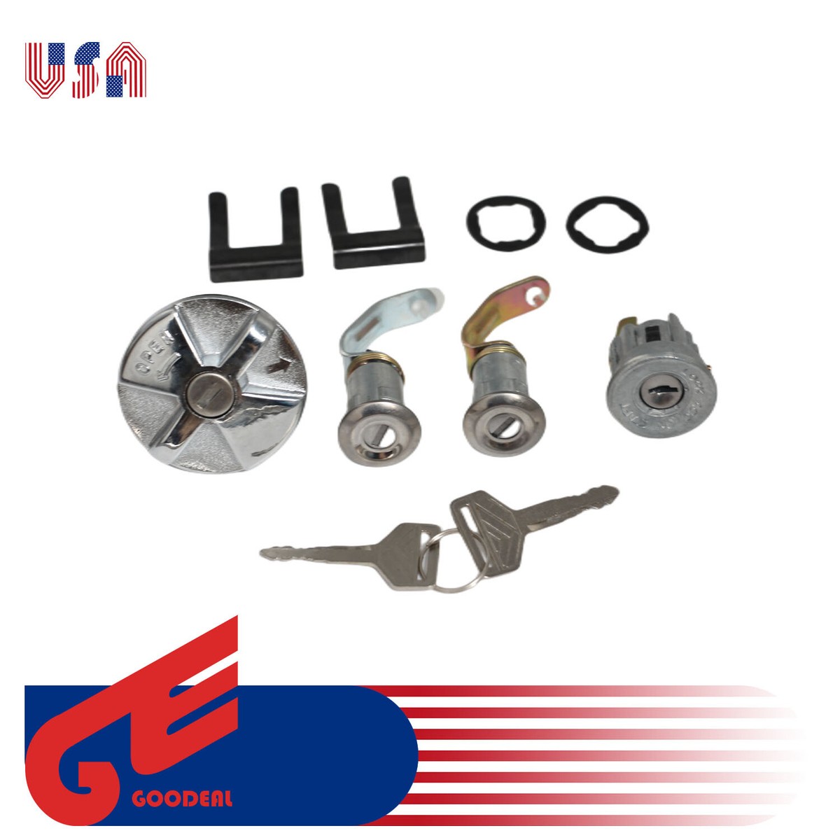 Ignition Cylinder Lock Gas W/Keys for Toyota Land Cruiser FJ40