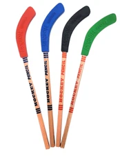 Rhode Island Novelty Hockey Stick Pencils (12 Pack) Wood. 