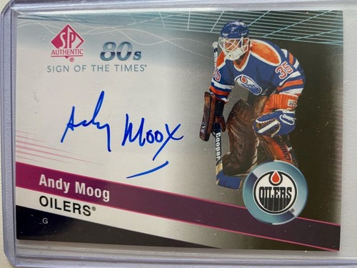 2019 SP Authentic Sign Of The Times 80s Andy Mood Oilers Auto