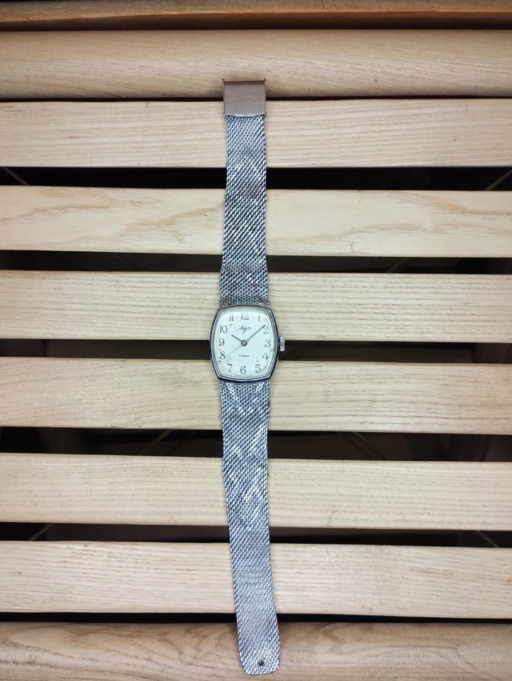 Luch Reloj Pulsera Mujer URSS Vintage 23 Joyas Raro Mecánico 2209 Foto 4 de 4