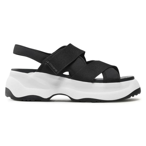 Vagabond Black Chunky Nylon ESSY Sandals - UK 6 - 第 1/7 張圖片
