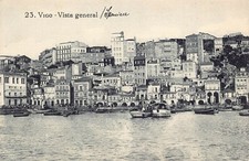 A184 Spain Vigo Steamboats Efectos Navales Juan Roses Ferrer y Co postcard