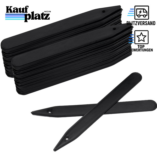 Pflanzenschilder 100Stk 12Cm Wetterfest Schwarz Garten KräUterschilder-image