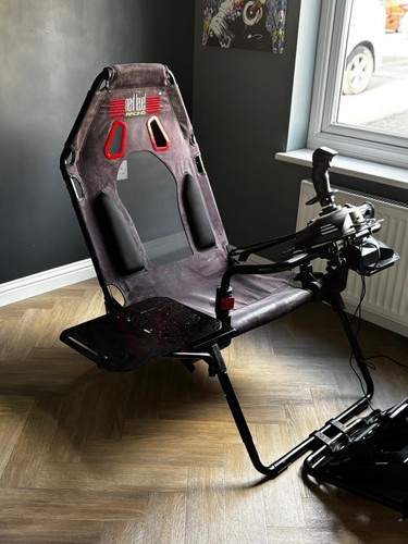 Next Level Racing GT Lite Gaming Chair And Thrustmaster Flight Sim