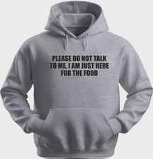 Funny Unisex Hoodie Hooded Sweatshirt Gildan Blend Please Do Not Talk H0209
