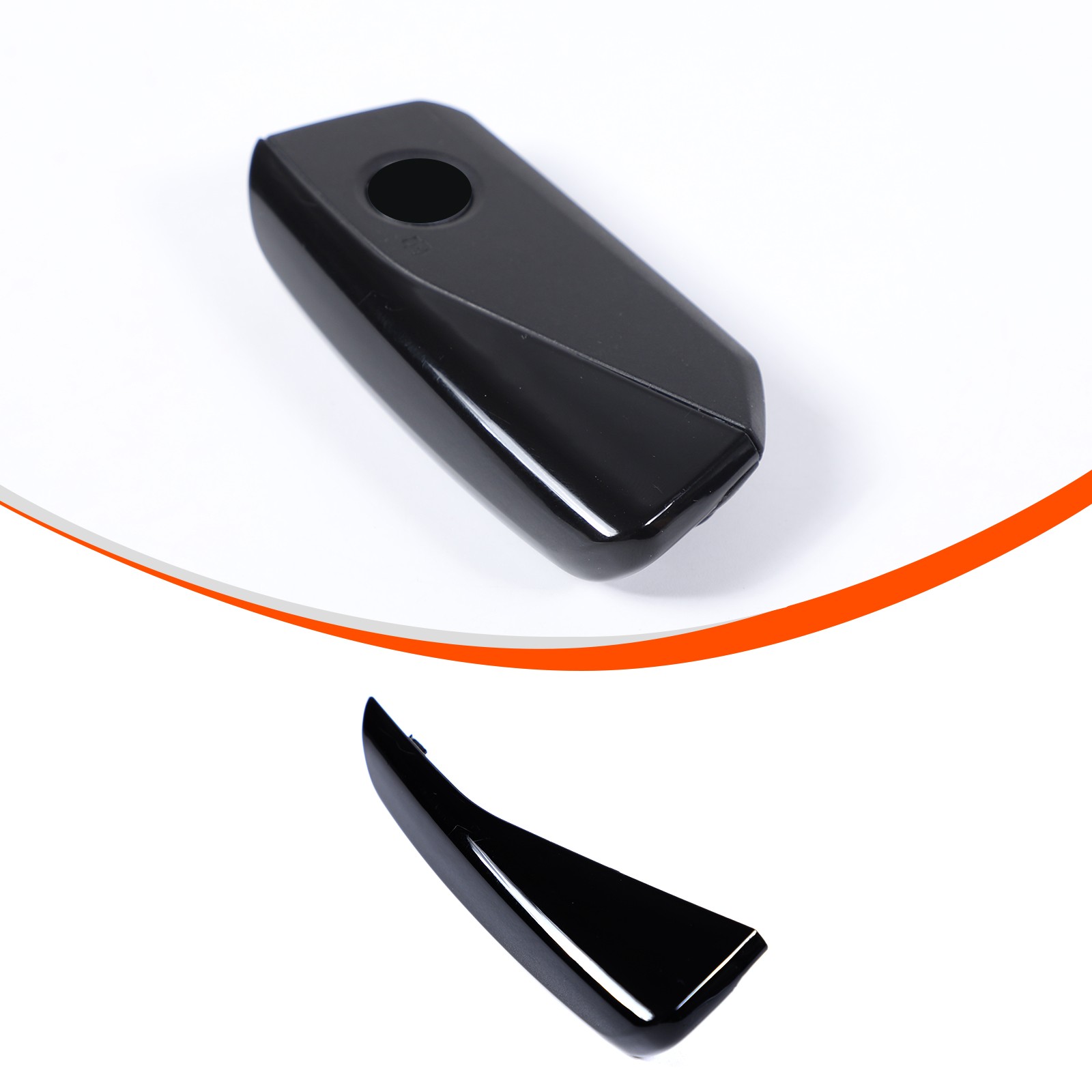 Gloss Black Key Fob Case Accent Parts Fits BMW Ix I7 Xm X7 X5 X6 2024+