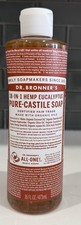 Dr Bronner's 18-In-1 Hemp Eucalyptus Pure-Castile Soap 16fl oz 473ml