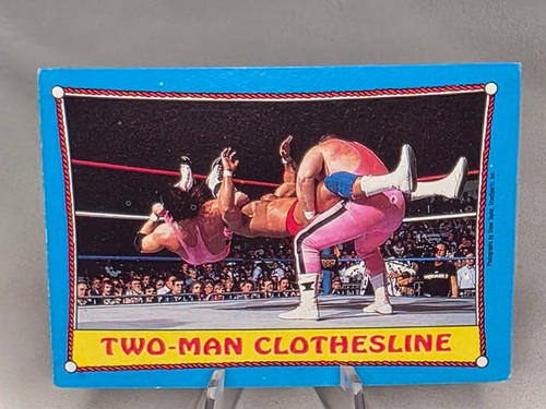 Hart Foundation #22 1987 Topps WWF card