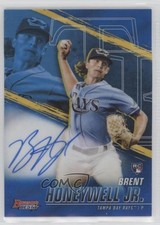 2021 Bowman's Best of Blue Refractor 5/150 Brent Honeywell Jr #B21-BH Auto 0tc5