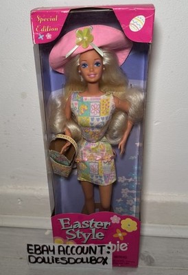 1997 Vintage Easter Style Barbie Puppe Special Edition NRFB  