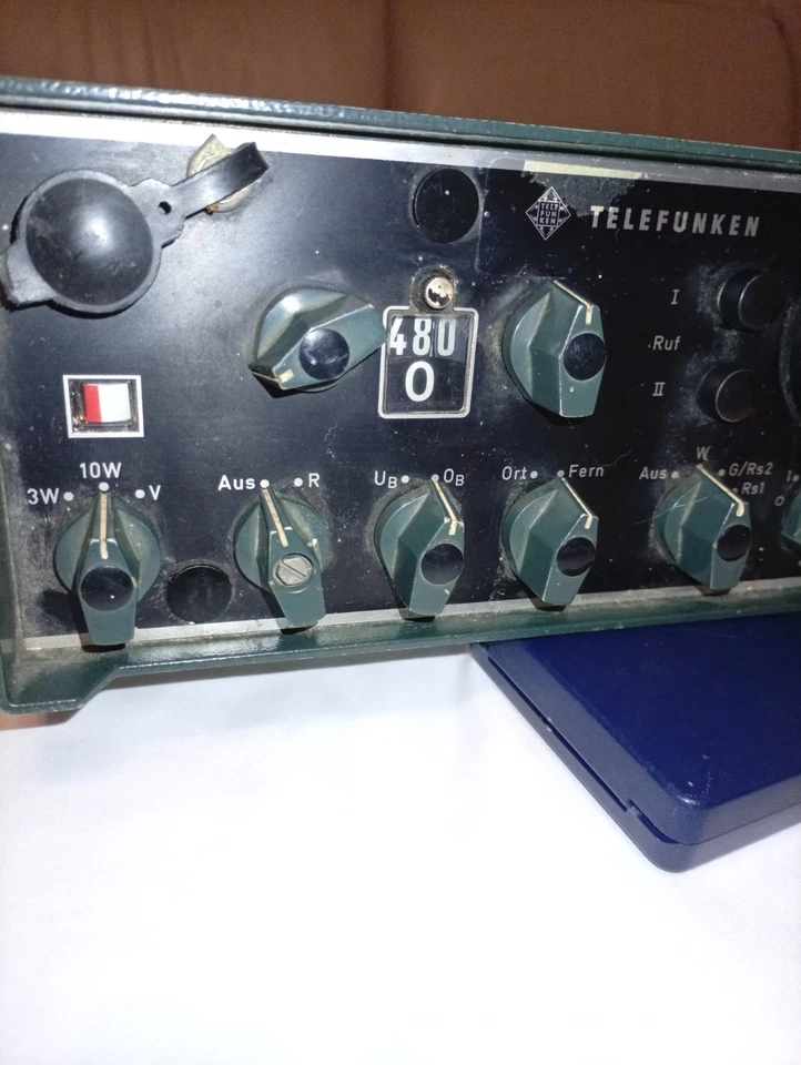 Alte Telefunken Sprechfunkgerät FuG 7b.1967. - Bild 4 von 4