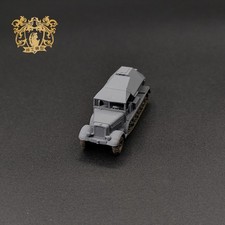 3D Printed 1/144 German SdKfz 7 semi-tracked transporter Finished Model