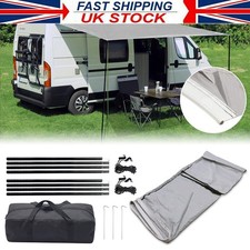 CAMPING AWNING CANOPY SUN SAIL FOR CARAVAN MOTORHOME CAMPER W/ PIPING ATTACHMENT