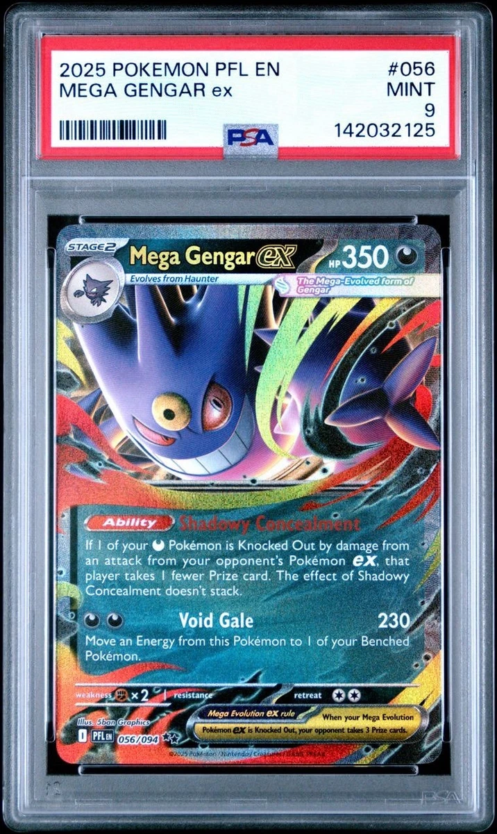 Gengar Pokémon TCG Professional Sports Authenticator (PSA) Grade 9