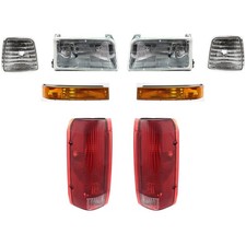 Headlights Turn Signal Corner Light Tail Light For 92-96 Ford F-150 F-250 F-350