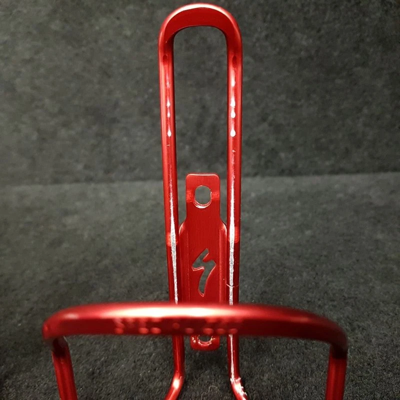 Paire de porte bidon "SPECIALIZED ALLOY rouge" (Ref 47) - Photo 3/4