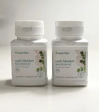 LOT of 2 Amway Nutrilite Carb Blocker  Block Up to 500 carbs Per Meal 90 tabs