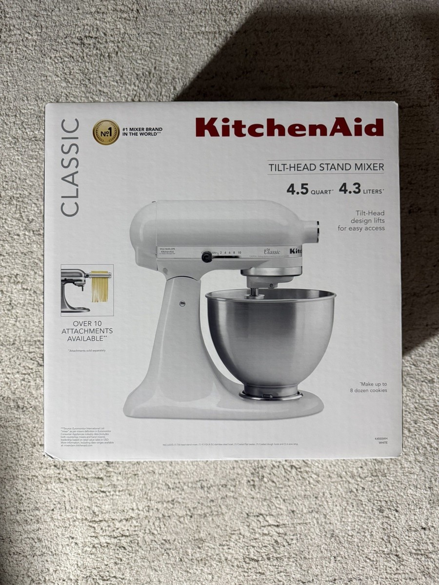 KitchenAid Classic Series K455 4.5 Quart Tilt-Head Stand Mixer
