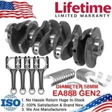 2.0TSI Engine Overhaul Rebuild Kit Crankshaft For Audi Q5 Q3 A5 A6 VW Passat GTI