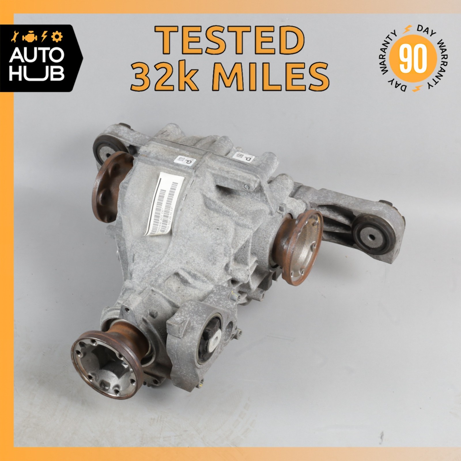 Bentley Continental GTC GT 6.0L Rear Differential Axle Carrier 08Y500043E OEM