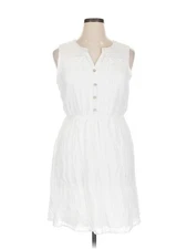 Naif Women White Casual Dress XL