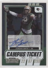 2021 Contenders Draft Picks College Campus Ticket 83/99 Jordan Smith Auto 7i2