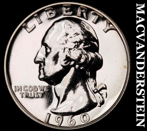 1960 Washington Quarter- Silver Choice Gem Proof Luster No Reserve #J3139