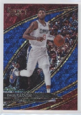 2019 Panini Select Courtside Hybrid Blue Disco Prizm 13/25 Paul George #205 6wp