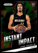 Jaime Jaquez Jr. 2023-24 Panini Prizm #23 Instant Impact Heat Basketball Card