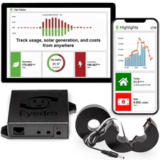 Home Energy Monitor – Real-Time Electricity Usage Monitor with Solar Net Mete...