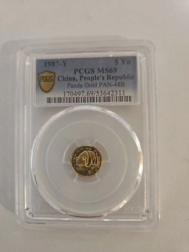 1987 Chinese Gold Panda 1/20 oz — photo from the most recent tracked eBay sale