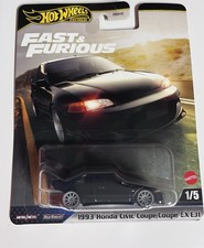 Hot Wheels 2025 Fast And Furious Premium 1993 Honda Civic Coupe EX EJ1 1/5