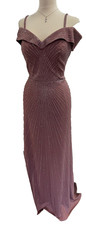 mother of bride Mon Cheri Montage mauve gown, size 6, excellent condition