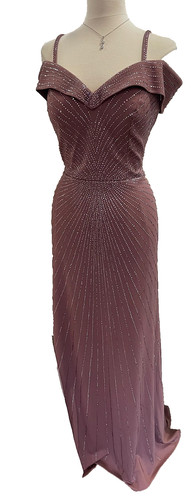 mother of bride Mon Cheri Montage mauve gown, size 6, excellent condition
