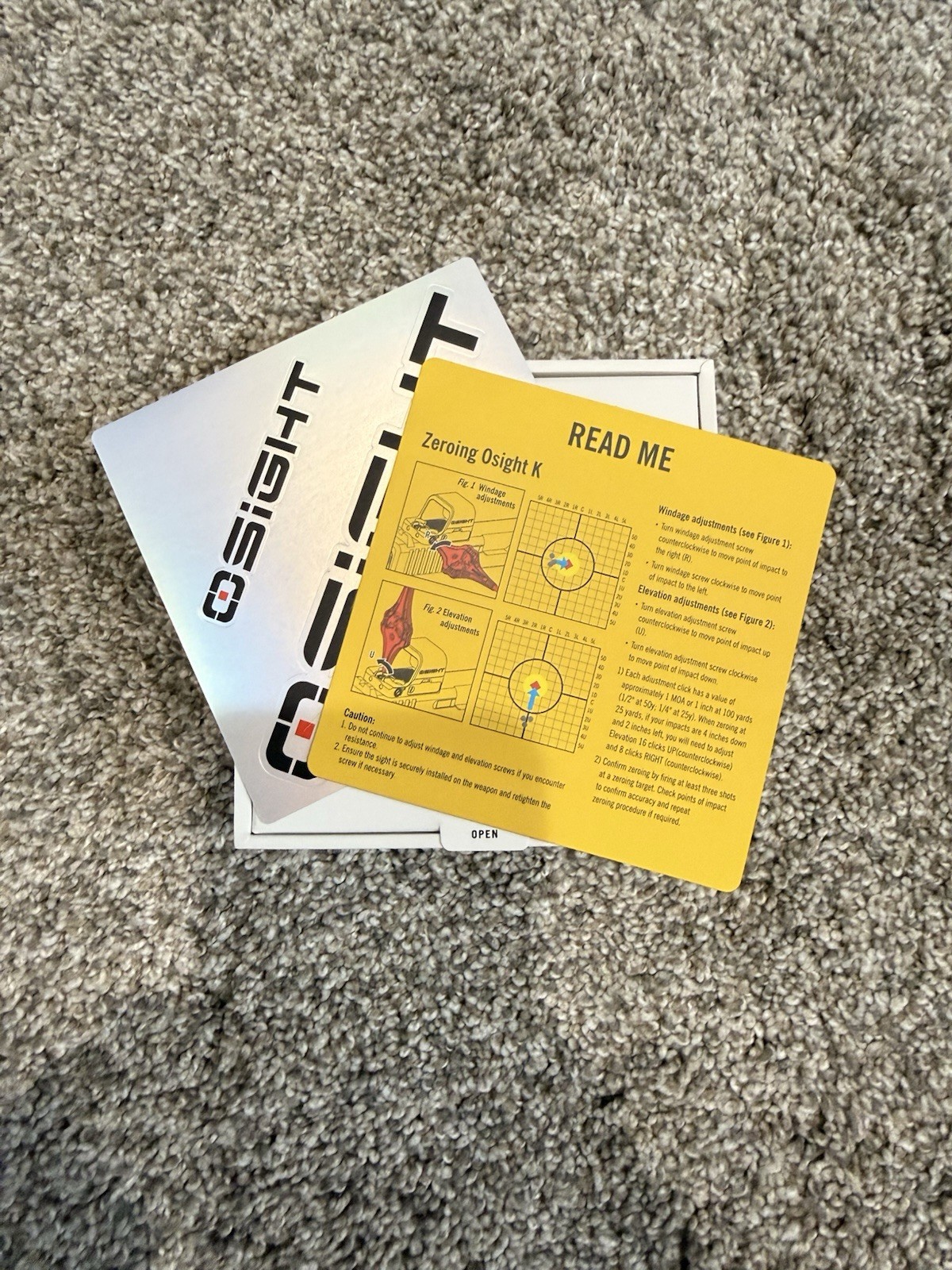 OSIGHT K Micro Red Dot Sight, 6 MOA Open Reflex Sight with RMSc/K Footprint