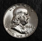 1958 D Franklin Half Dollar Choice BU    Lot 5088