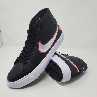 Nike SB Zoom Blazer Mid Pro GT Black Metallic Silver FN4182-001 Men's Size 11