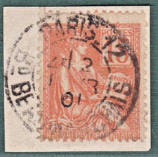 TIMBRE 1900-01 MOUCHON N° 117 SUPERBE OBLITERATION-OBL.TB-VSCAN-