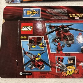 Lego Marvel Superheroes Empty Boxes 6866 76017