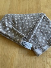 Gerber Baby Brown White Dots Receiving Blanket One Size 100 Cotton