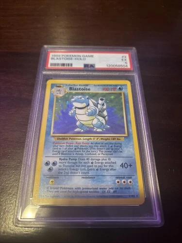 1999 Base Set Holo Blastoise PSA 5