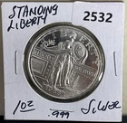 1 oz Standing Liberty Silver Round .999 fine Silver Bullion 1 Troy Ounce