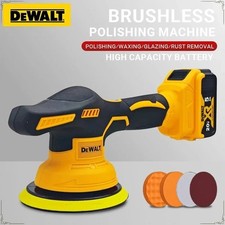 Dewalt 20v Max 6 Random Orbital Polisher 8-speed Digital Display Buffer - Tool