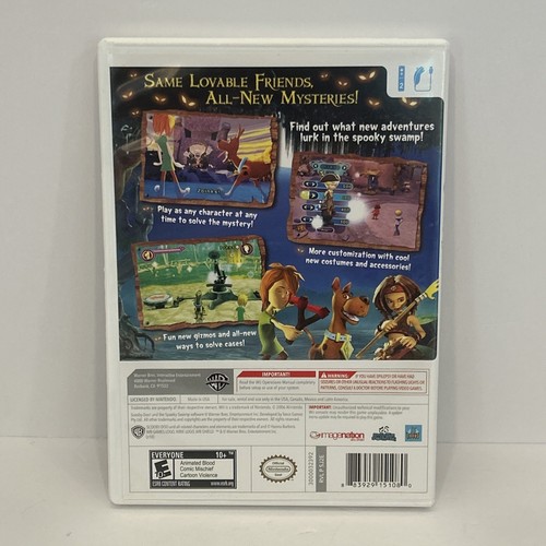 Scooby-Doo and the Spooky Swamp (Nintendo Wii, 2010) Complete In Box CIB TESTED - Picture 2 of 12