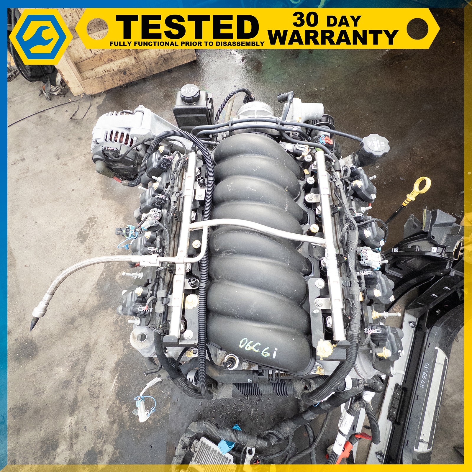 05-07 CORVETTE C6 6.0L V8 LS2 ENGINE 90k MILES MOTOR BLOCK COMPLETE ASSEMBLY OEM